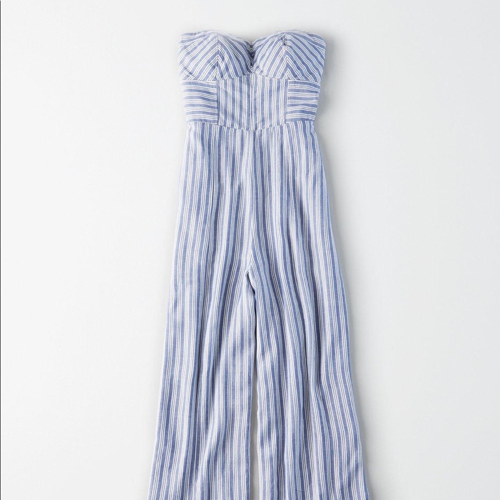 American Eagle Strapless Jumpsuit